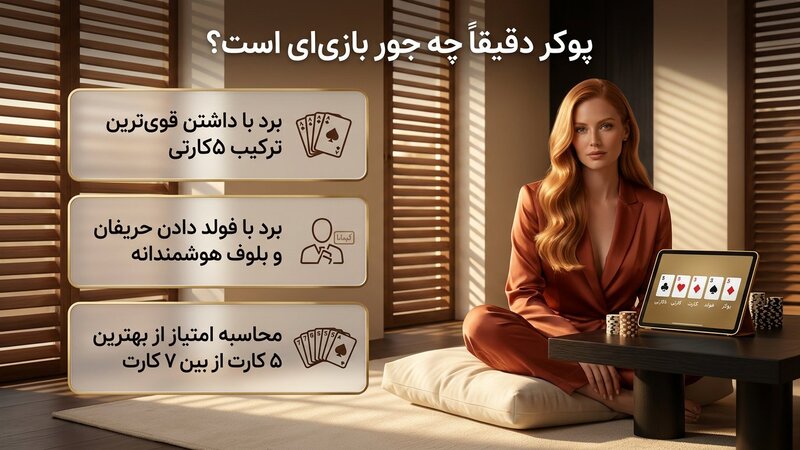 اول از همه، پوکر دقیقاً چه جور بازیای است؟