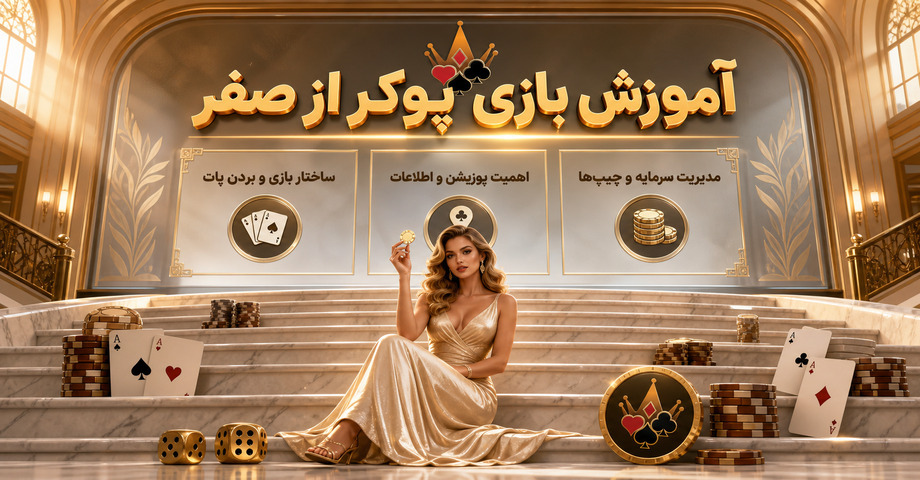 آموزش بازی پوکر از صفر – از شناخت دستها تا اولین تصمیم جدی پشت میز